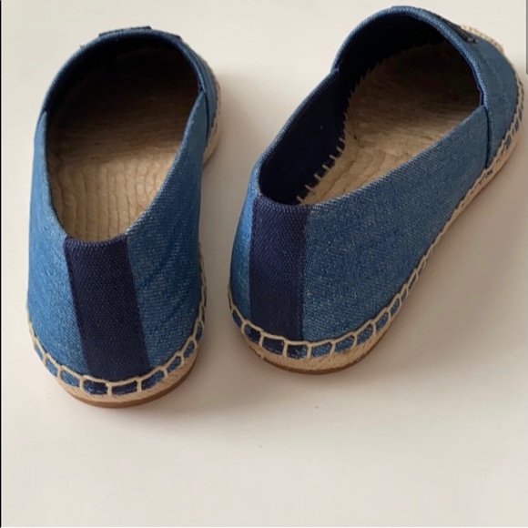 Tory Burch Weston NIB flat Espadrille chambray - Picture 5 of 11